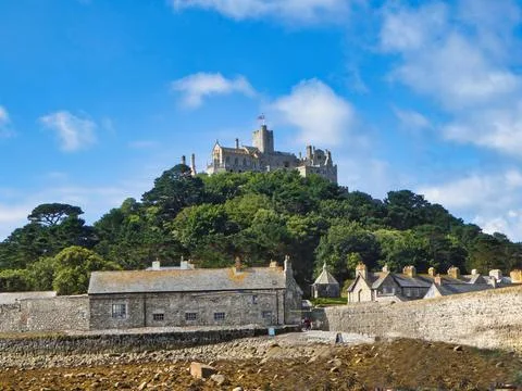 St Michael's Mount in Cornwall Stock Photos