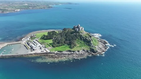 St Michael's Mount Stock Footage 308125987