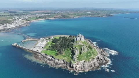 St Michael's Mount Stock Footage 308125995
