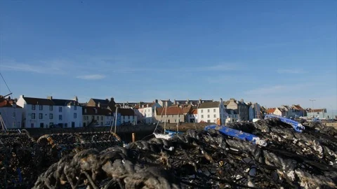 St Monans - Time lapse Stock Footage 91023375