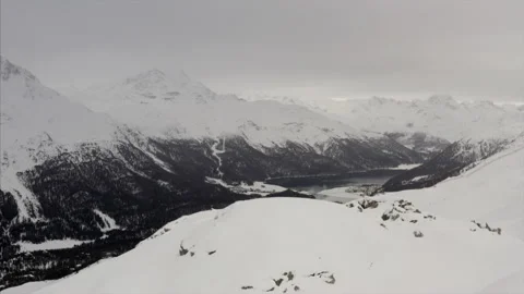 St. Moritz drone Stock-Footage 139005135