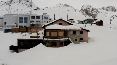 St. Moritz drone Stock-Footage 139005911