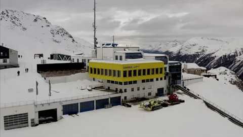 St. Moritz drone 库存影片 139007614