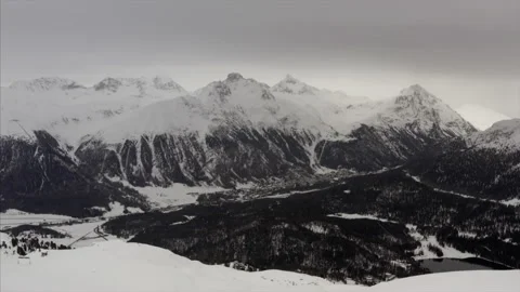 St Moritz Drone Footage Stock-Footage 139016955