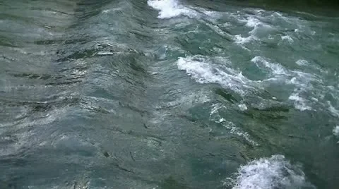 St. Moritz River #1 Stock Footage 12622475