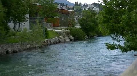 St. Moritz River #2 Stock-Footage 12622502