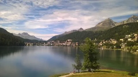 St. Moritz Schweiz Stock Photos