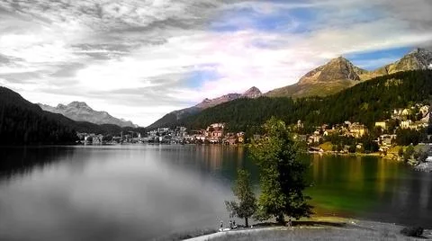 St. Moritz Schweiz Stock Photos
