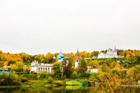 St. Nichola's Holy Trinity Monastery in Gorokhovets Stock Photos