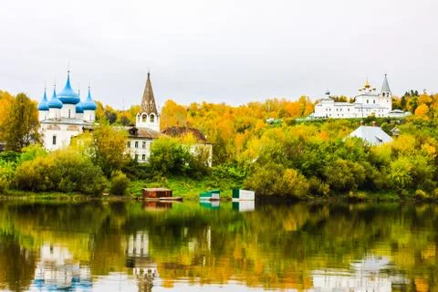 St. Nichola's Holy Trinity Monastery in Gorokhovets Stock Photos