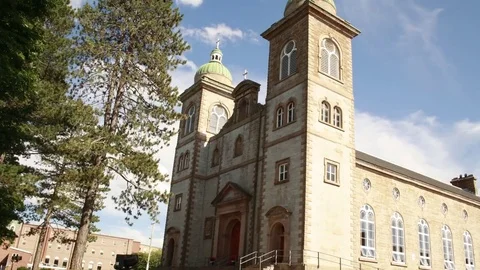 St. Ninian's Cathedral, Antigonish, Nova Scotia Stock Footage 72425834