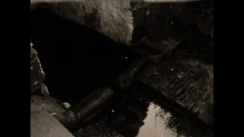 St Nons Well and Cliffs Stock Footage 253116512