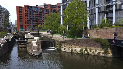 St Pancras Lock. Stock Footage 240744605