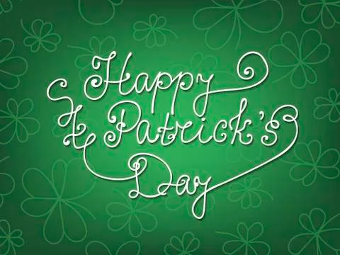 St. Partick day card Stock Illustration