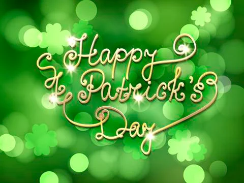 St. Partick day card Stock Illustration