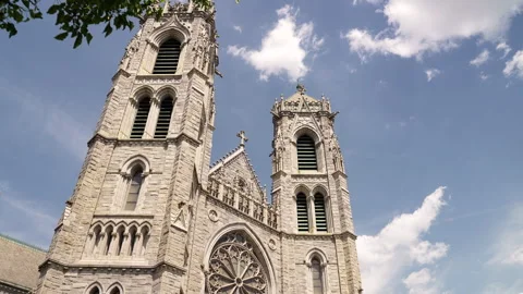 St Patrick cathedral New York Stock Footage 244291843