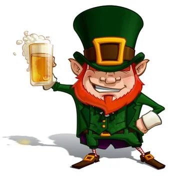 St. patrick "cheers" Stock Illustration