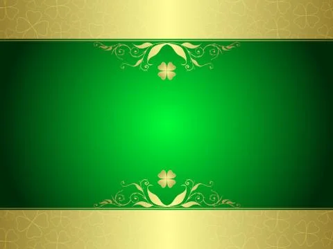 St. patrick day background Stock Illustration