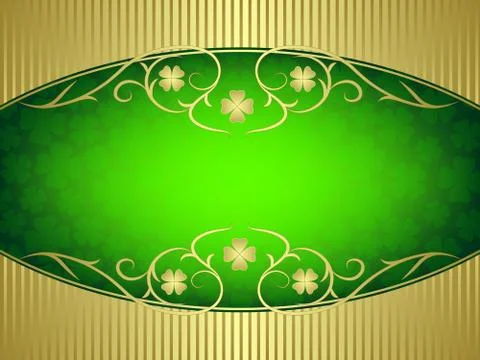 St. patrick day background Stock Illustration