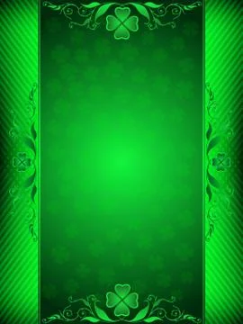 St. patrick day background Stock Illustration