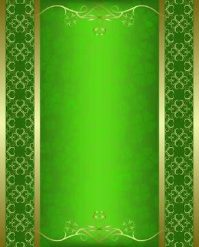 St. patrick day background Stock Illustration