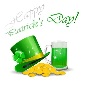 St. Patrick Day Background Stock Illustration