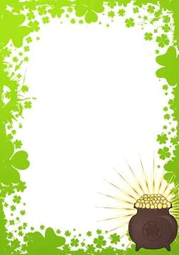 St. Patrick Day Background Stock Illustration