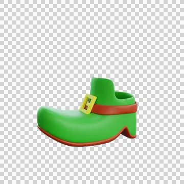 St patrick day boots icon Stock Illustration