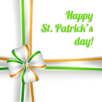 St. patrick day card Stock Illustration