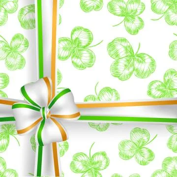 St. patrick day card Stock Illustration