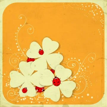 St. patrick day card Stock Illustration