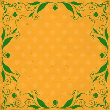 St. patrick day card Stock Illustration