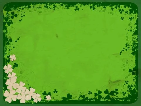 St. patrick day card Stock Illustration