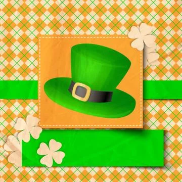 St. patrick day card Stock Illustration