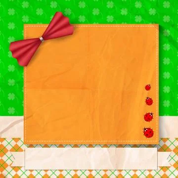 St. patrick day card Illustrazione stock