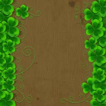 St. patrick day card Stock Illustration