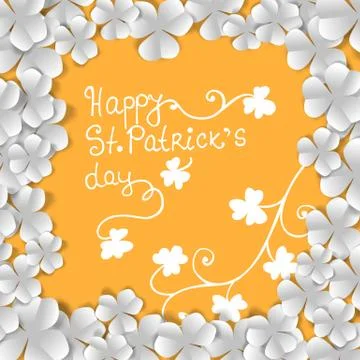 St. patrick day card Stock Illustration