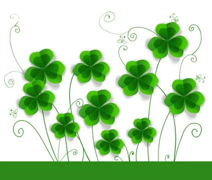 St. patrick day card Stock Illustration
