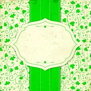 St. patrick day card Illustrazione stock