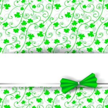 St. patrick day card Stock Illustration