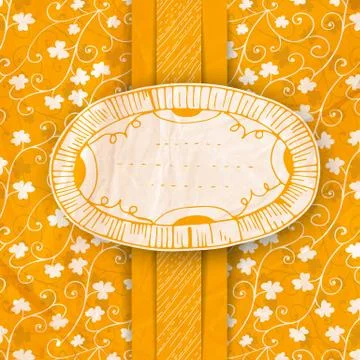 St. patrick day card Stock Illustration