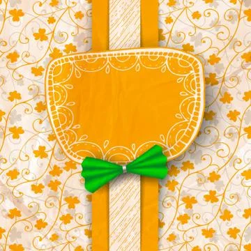 St. patrick day card Stock Illustration