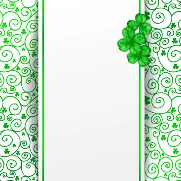 St. patrick day card Stock Illustration