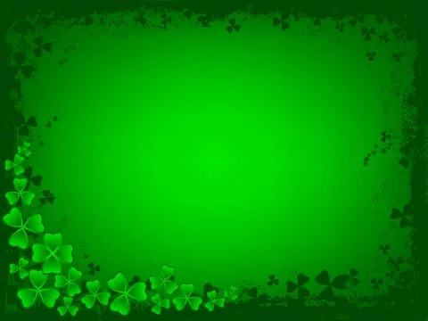 St. patrick day card Stock Illustration