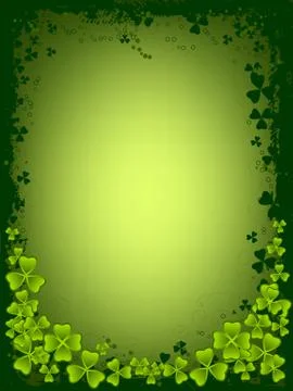 St. patrick day card Stock Illustration