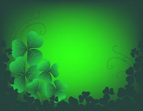 St. patrick day card Stock Illustration
