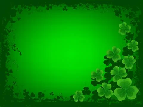 St. patrick day card Stock Illustration