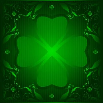 St. patrick day card Stock Illustration
