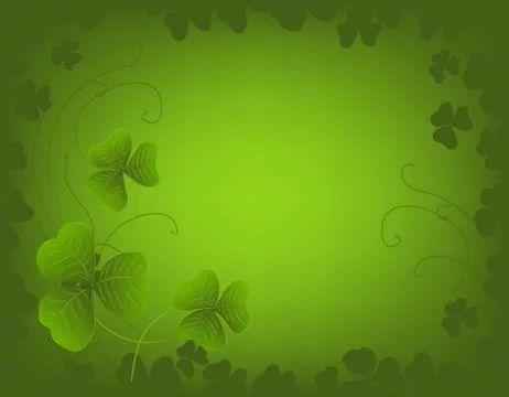 St. patrick day card Stock Illustration