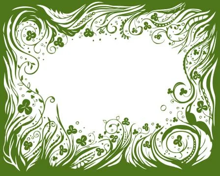 St. patrick day card Stock Illustration